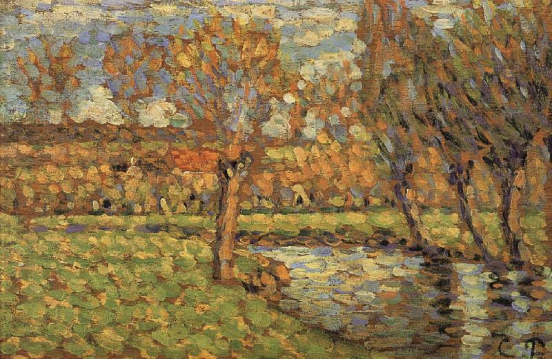 Camille Pissarro Riparian Germany oil painting art